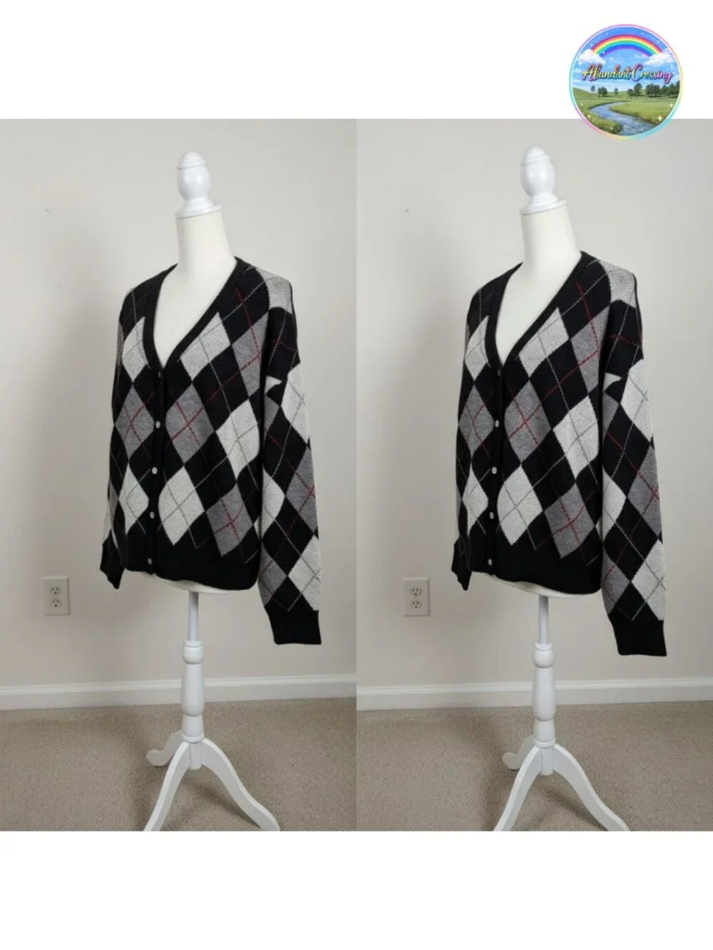Women's Long Sleeve Cardigan Sweater Knit V Neck Button Y2K Cute Top